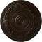 Ekena Millwork Rose Ceiling Medallion (Fits Canopies up to 13 1/2"), Hand-Painted Bronze, 33 7/8"OD x 2 3/8"P CM33ROBZS - alternate 1